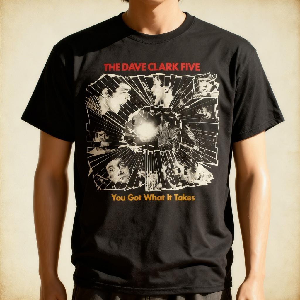 DAVE CLARK FIVE You Got What It TJWes Black All Size Gift Fan T-Shirt