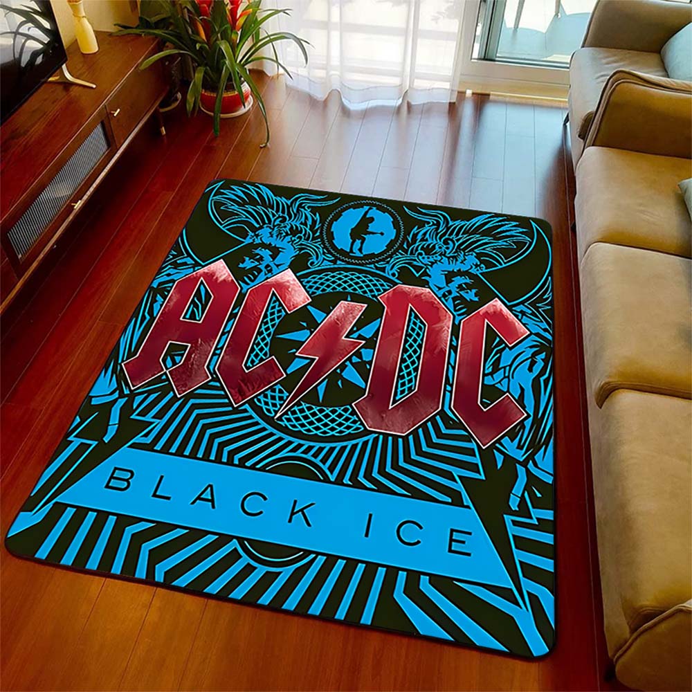 Buy AC DC Rock and Roll Band Music Carpet Non-slip Floor Fluffy Floor ...