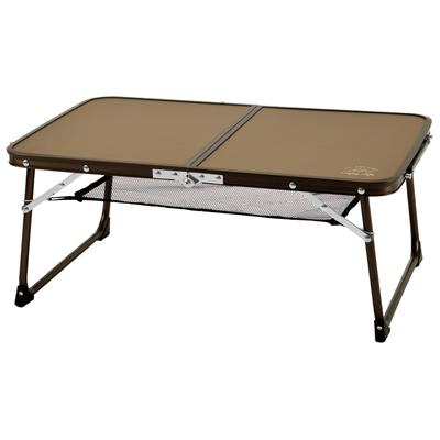 Captain Stag (CAPTAIN STAG) Monte UC-607 Outdoor Table, Aluminum Slim FD Table with Shelf and Handles