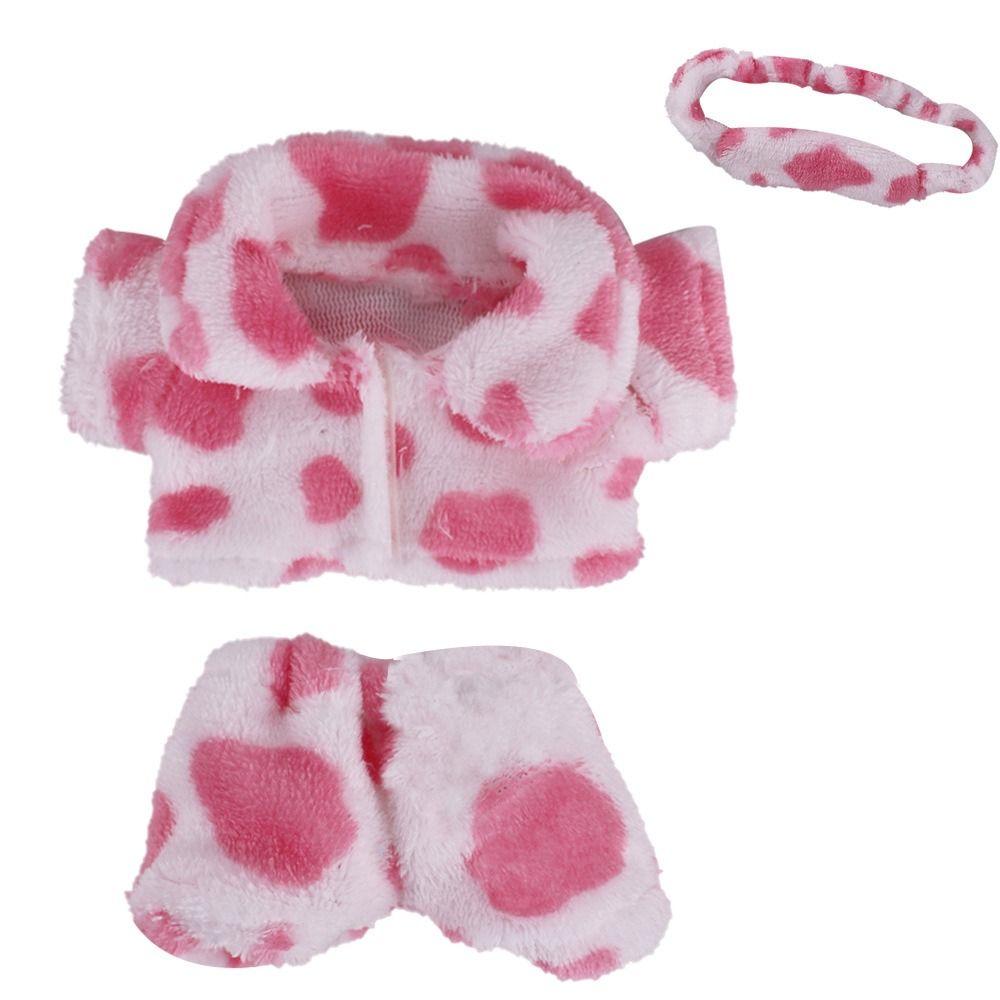 Košeľa Šortky Nášivka Oblečenie pre bábiky Doplnky pre bábiky 20cm Bábika Pyžamový oblek Po Rekvizity Kreslené zviera Hviezda Mini Blúzka Nohavice Set