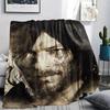 1PC THE WALKING DEAD Print Flannel Blanket, High quality Comfortable for All Seasons, Home Decor, Warmth and Comfort, Perfect for Christmas Gifts214