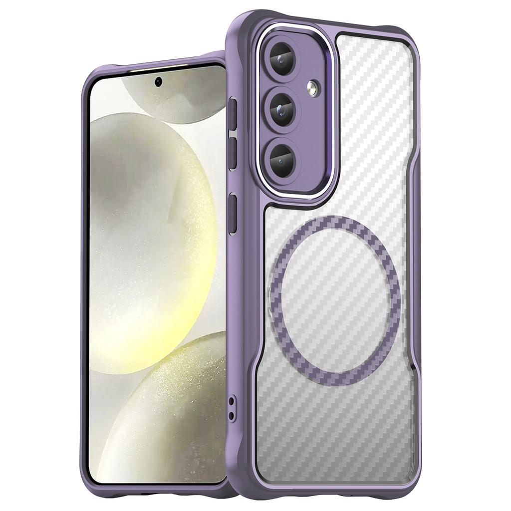 For Samsung Galaxy S25/S24 Case Compatible with MagSafe TPU+PC Drop-Proof Magnetic Phone Cover