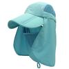 Connectyle Boys Girls Kids Sun Protection Hat Lightweight Breathable Adjustable Mesh Flap Cap Quick Dry Detachable Mask Caps