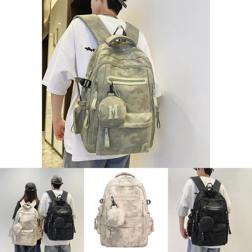 Nylon Casual Travel Backpack For Men And Women With Padded Shoulder System For Daily Use