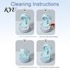 Denture Storage Holder Retainer Case with Mirror, Removal Tool, Cleaning Brush, Leak-Proof Aligner Box Bath Holder, Dental Container for Orthodontic