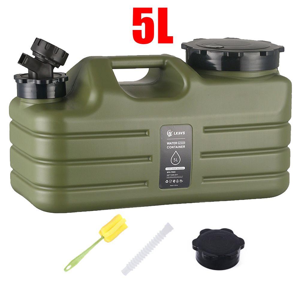 18.5L/11L Camping Bucket Water Storage Large Capacity Water Bag with Detachable Faucet for Camping Fishing Picnic Water Drinking