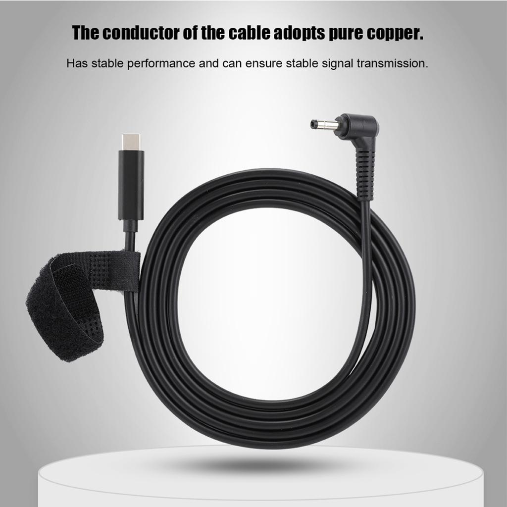 TypE C Male To 4.0mm X 1.7mm Male PD Power To for ASUS Ultrabook Power Adapter Cable