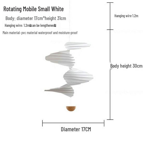 

Balance Mobile Vortex Silent Wind Chime: Nordic Aerial Pendant for Home, Room, or Balcony Decoration