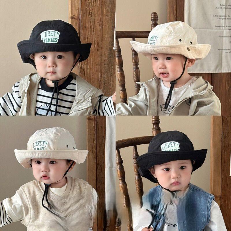 Baby Hat Spring And Autumn Style Baby Bucket Hat Quick-Drying Fashionable Infant Candy-Colored Sun Hat For Going Out Hiking Hat