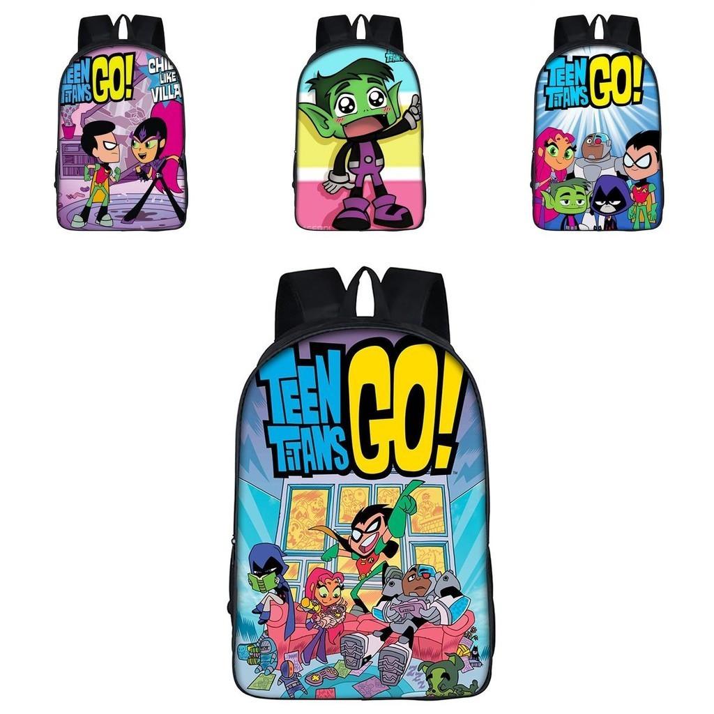 Teen Titans Go Kinder Zeichentrick Rucksack Mit Großer Kapazität Und Glattem Reißverschluss
