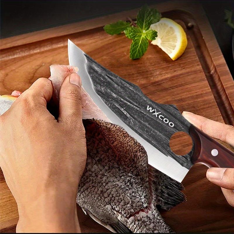 5PCS Professional Kitchen Knife Multipurpose Knife Stainless Steel Boning Knife Set Kitchenware Utility Knife for Cooking Cutting Knife
