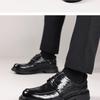 Men's British Style Business Leather Shoes - Comfortable, Versatile, Thick-Soled Formal Casual Footwear