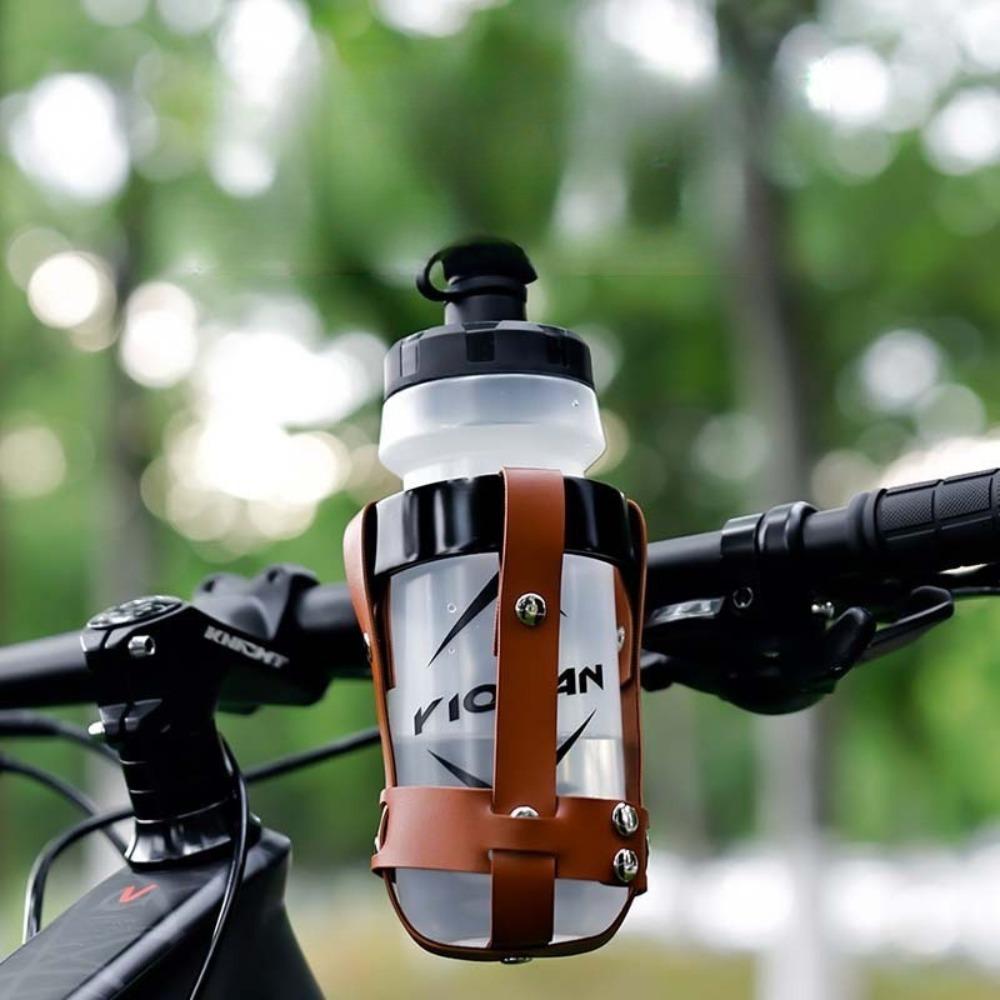 1pc Bicycle Water Bottle Rack, Outdoor Anti-shake Retro Riding Bracket, Aluminum Electric Scooter Alloy Bracket Riding Accessory