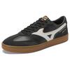 Mizuno Court Lite S Leather Slip Resistant Durable Lightweight Low Top Sneakers Unisex Sneakers Black D1GH223201