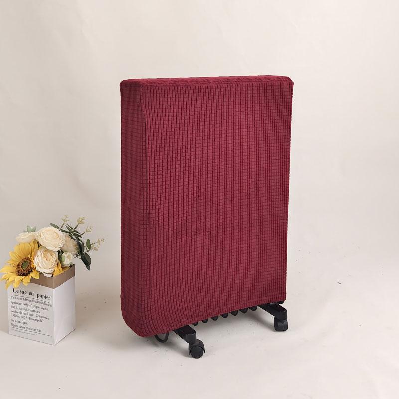 S/M/L Radiator Dust Cover Solid Color Elastic Household Oil Tin Dust Case Heater Dust Protective Covers Home Storage Cleaning