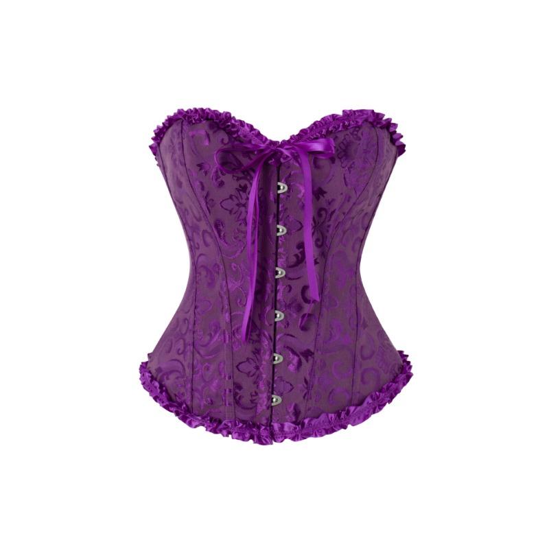 Vintage Retro Soudní Styl Šněrovací Stahovací Přiléhavý Korzet Bustier Tvarující Top Pro Ženy