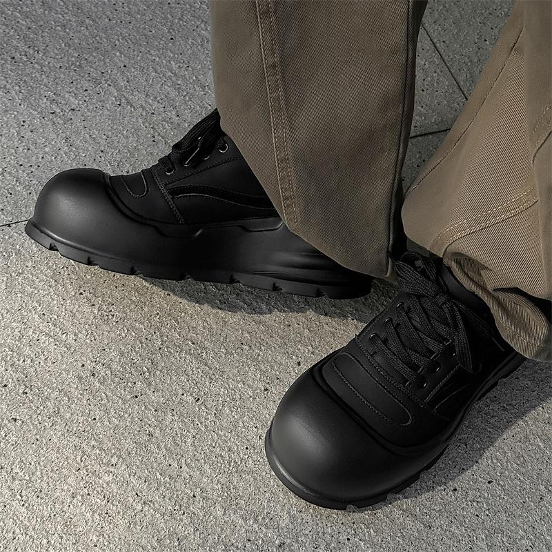 Thick-soled inner height-increasing dad shoes 2024 new men's shoes ins trendy ugly cute shoes versatile bread shoes 24923-J