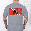 New Fashion T Shirt for Men Casual Short Sleeve Hip Hop Streetwear SCUBA Dive Print Tee Shirt Pullover Mens Women T-shirt Tops