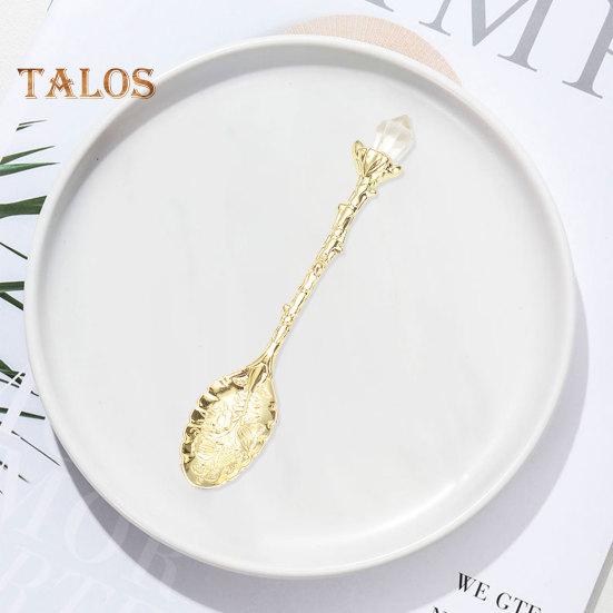 Suppenlöffel, Kunstkristall-Top-Geschirr, spülmaschinenfest, zuverlässig, Kaffee-Suppenlöffel, Küchenhelfer