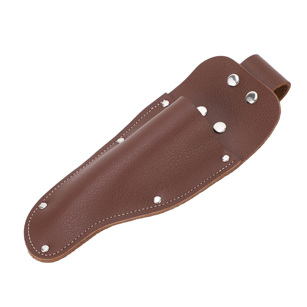 Pliers Holder Pruner Sheath Cowhide Belt Hanging Pouch for Gardening Pruning Shears Scissors Knives Coffee