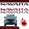 3D ABS Car Letter Front Hood Logo Sticker Tail Door Bumper Badge Auto Rear Trunk Emblem Accessories Fit For NISSAN NAVARA NP300