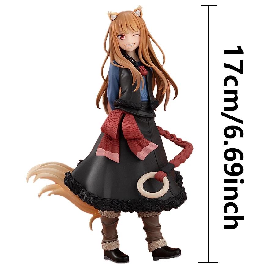 17CM Spice and Wolf Holo La Lupa Saggia Figura Anime Serie Ragazza Bellissima Modello da Collezione Decorazione da Scrivania Regalo