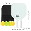 2Pcs Pickleball Paddles Racquets for Indoor Outdoor Use Patio Gym Style A