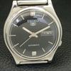 SEIKO 5 AUTOMATIC 7009A JAPAN MENS VINTAGE BLACK COLOR DIAL WATCH a701539-5 R206b-a701539