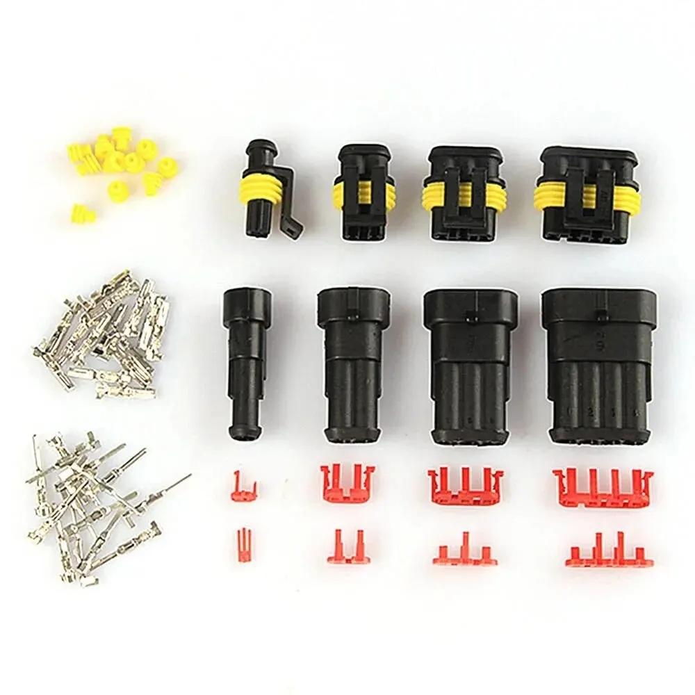 240/352/708/1004Pcs Automotive Electrical Connector Terminals Car Waterproof Connector Kit for HID Xenon Lamp Harness Plug