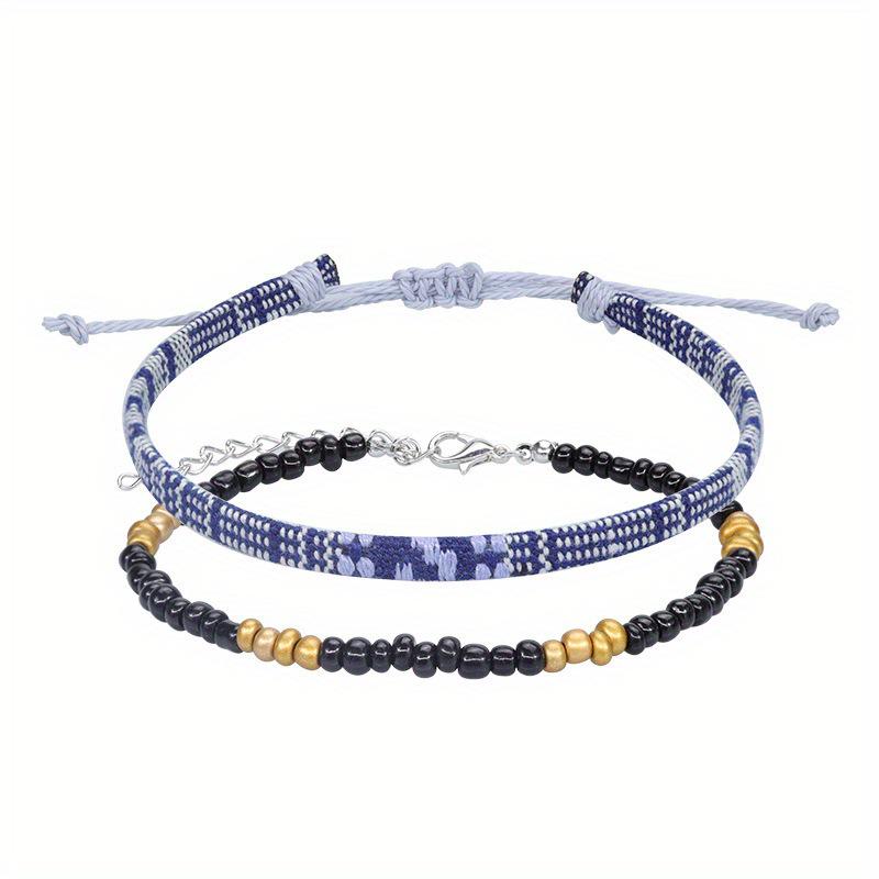 Bohemian Summer Vacation Style Creative 26 Letter Anklet