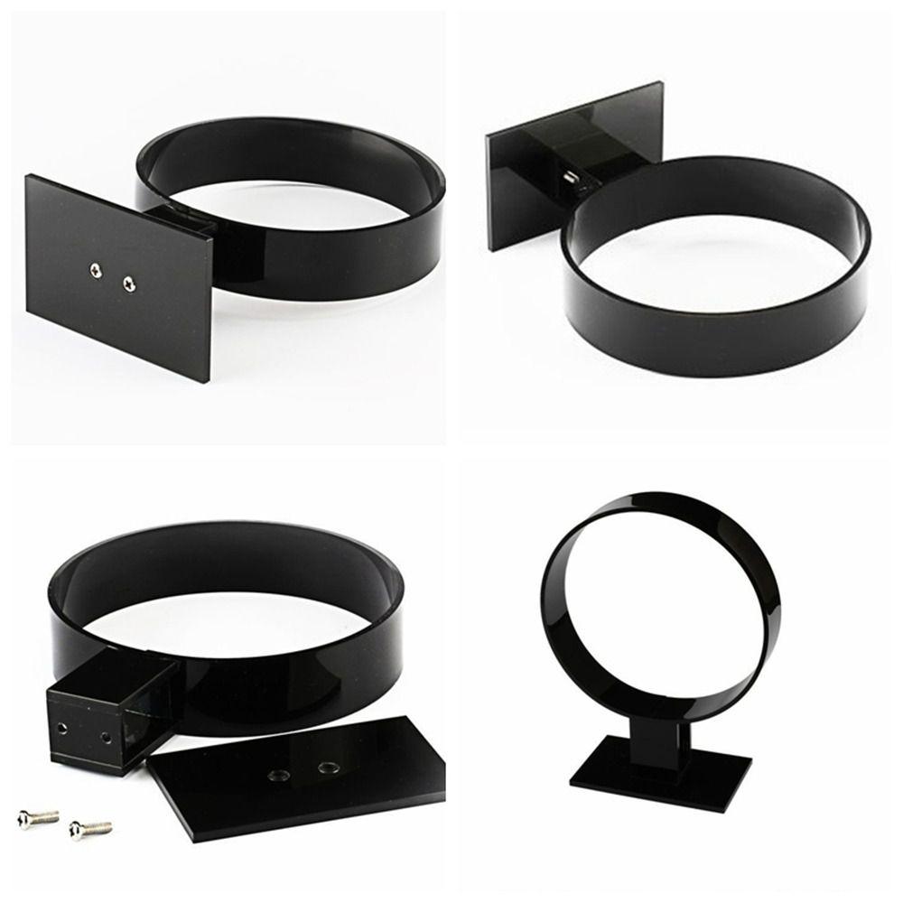 Transparenter/schwarzer Haarband-Ausstellungsständer, Acryl-Kopfbedeckungs-Aufbewahrungsregal, Stirnband-Halter, Haarband