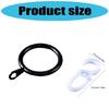 100pcs Quality Curtain Rings 30mm Inner Diameter Eyelets For Drapery Shower Curtains Hanging Rings Drapes Rings