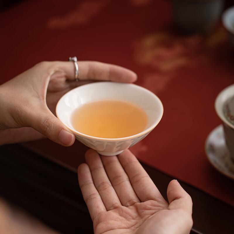 Su's Ceramic Dunhuang Aesthetic Gaiwan Kung Fu Tea Set Gift Box