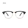 TR90 Presbyopic Reading Glasses Men Vintage Luxury  Half Frame Clear Glasses Blue Blocking Antifatigue Computer Eyeglasses