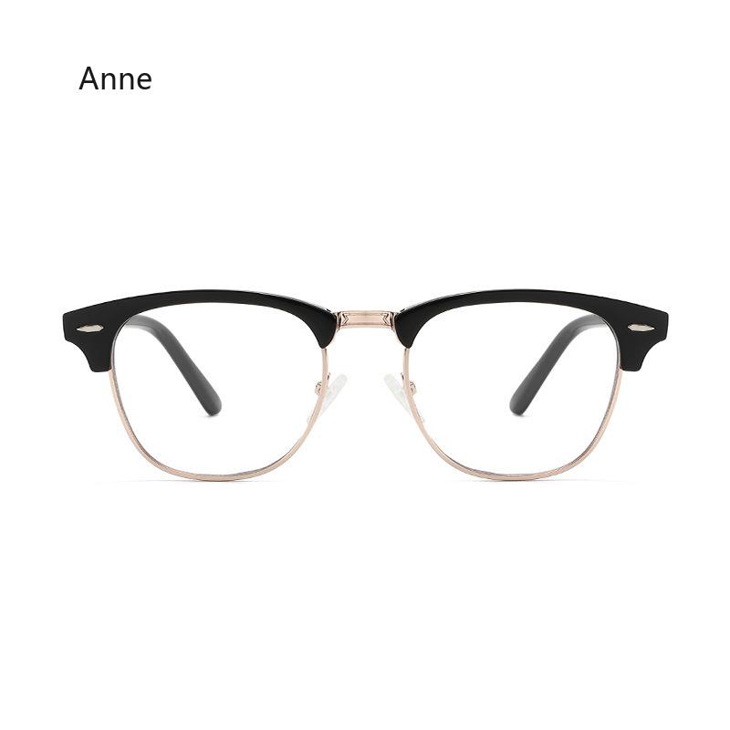 Ochelari de citit pentru presbiopie TR90 Bărbați Vintage de Lux Semi-Rame Ochelari Transparenți Blocare Lumină Albastră Antioboseală Ochelari de Computer