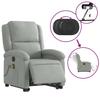 Vidaxl Lift-Up Massage Chair, Electric, Reclining, Light Gray