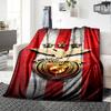 Benfica Motiv Aufdruck Decke - Perfekt für Sofa, Bett, Reisen & Außenbereich | Maschinenwaschbar, Gemütlich & Langlebig.