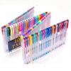 Set of 100 Color Gel, Watercolor, Flash, Metallic, Pastel, and Highlighter Pens