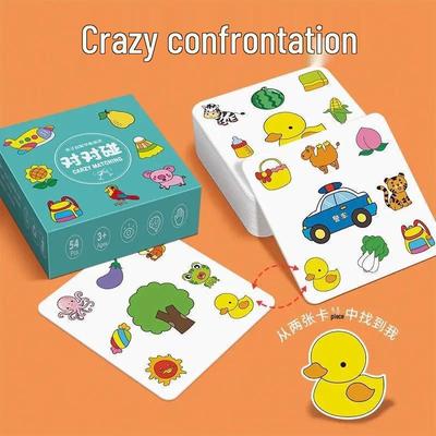 Crazy Match-Up Cards: Children's Concentration & Agility Cognitive Training Toy