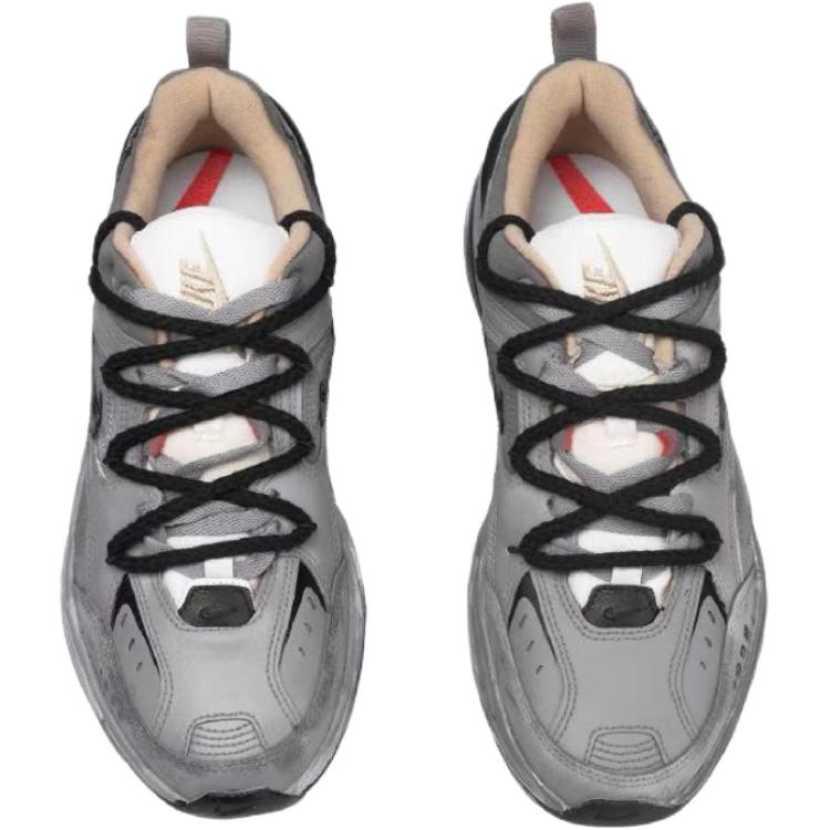Nike M2K Tekno Abrasion Resistant Low Top Chunky Sneakers Unisex Gray AV4789-102(Team109-)