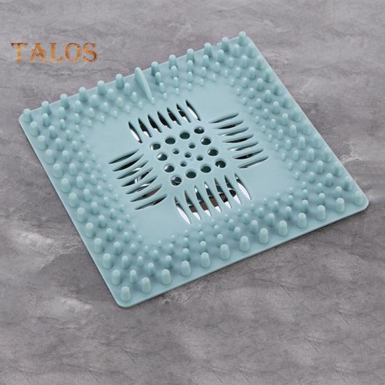 4 Bucăți Sifon de Duș Colector de Păr Pătrat Plastic Strecurătoare Chiuvetă Anti-Înfundare Cadă de Baie & Bucătărie Filtru Sifon Previne Țevile Înfundate Protecție Păr