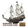 Ungiftige Segelschiff Moc Bausteine Puzzle Spielzeug Piratenschiff Modellbausatz Schwarze Segelboot Bausteine Mit Basis DIY Dekoration Kinder Erwachsenen Geschenk