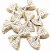 10pcs Vintage Natural Jute Burlap Hessian DIY Ribbon Bowknot Wedding Burlap Scrapbooking Lace Craft