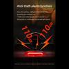 Automatic Dimming Intelligent Bikes Tail Light With Motion Detection Brake Warning for Effortlessly Night Ride
