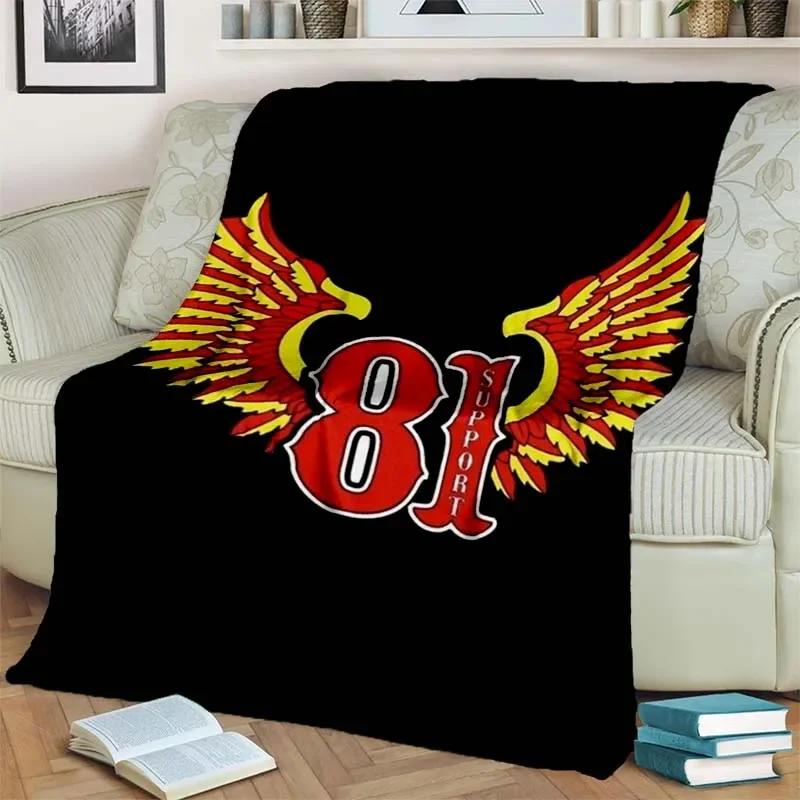 Angels in Hell Pattern Flannel Throw Blanket Soft  Warm Multipurpose Lightweight Blanket  Perfect Gift for All Seasons 75X95CM