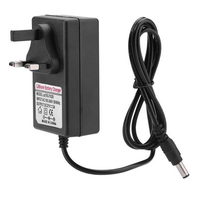 AC DC 21V 2A saugaus įkrovimo maitinimo šaltinio adapteris ličio jonų akumuliatoriaus įkroviklis