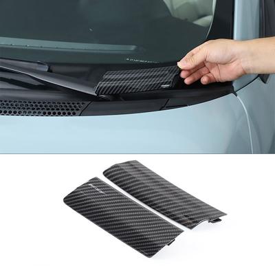 For Fiat 500 2010+ ABS Car Styling Car Front Gutter Cover Sticker Car Decoration Protection Accessories 2Pcs