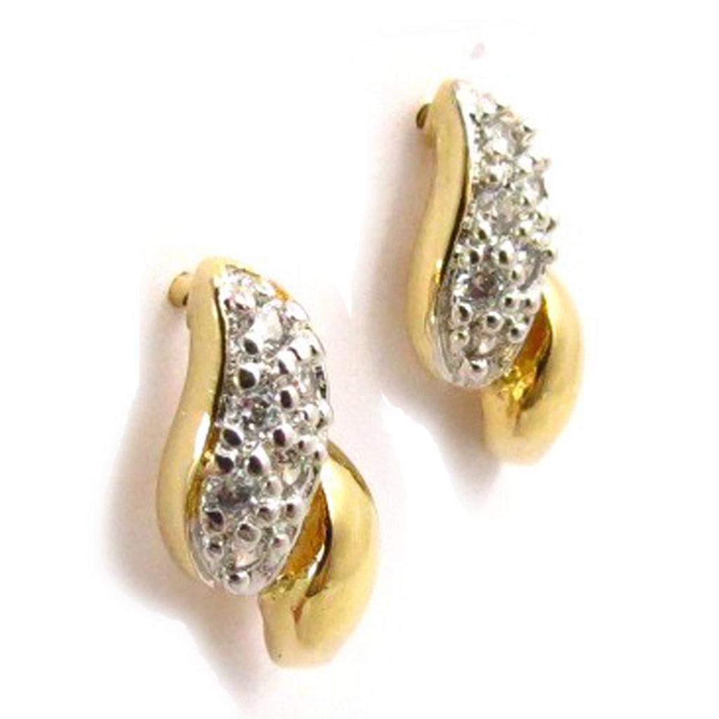 Les Trésors De Lily [C4985] - 'Hübsche' weiße Ohrringe