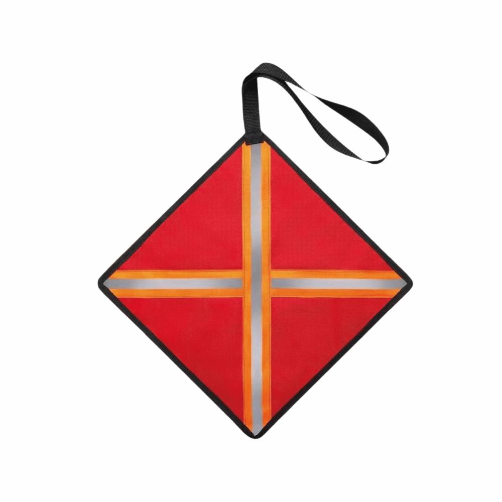 Reflective Strips Safety Travel Flag Red Reflective Safety Flag Kayak Safety Flag  Boating Fishing