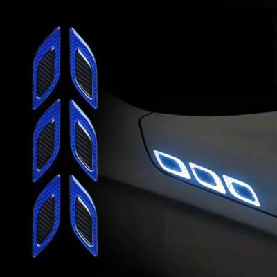 Pegatinas 3D de Resina Epoxi Hechas a Mano con Adhesivo Fuerte Cinta Reflectante Muy Brillante 6uds para Prevención de Arañazos en la Carrocería del Coche